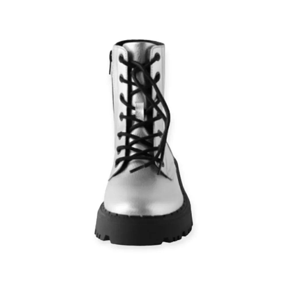 ZARA Kids | Silver | METALLIC ANKLE BOOTS